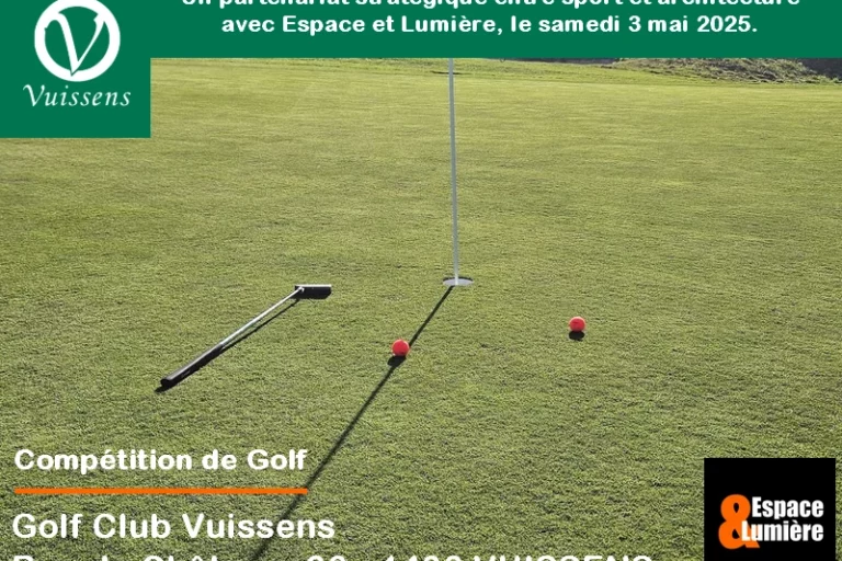Partenariat Sensationnel du 3 Mai avec le Golf Club de Vuissens