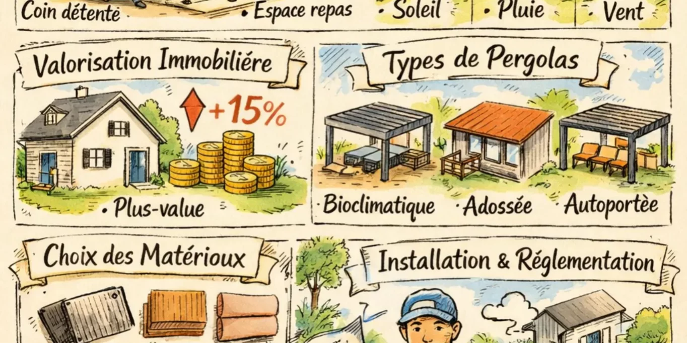 Pergola abri de terrasse