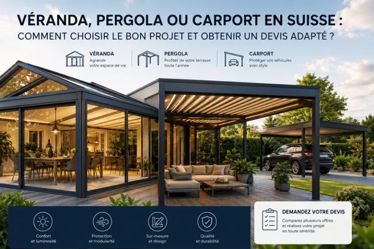 devis veranda pergola suisse La nécessité d'un devis veranda pergola suisse